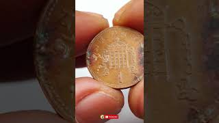 $ 1,000,000.00 Queen Elizabeth VERY RARE Error One Penny British old coin #oldcoins #coins #shorts
