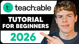 Teachable Tutorial For Beginners 2026 Create Sell Your First Course
