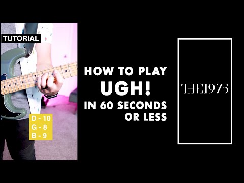 Ugh! - The 1975 Electric Guitar Tutorial In 60 Seconds Or LessShorts
