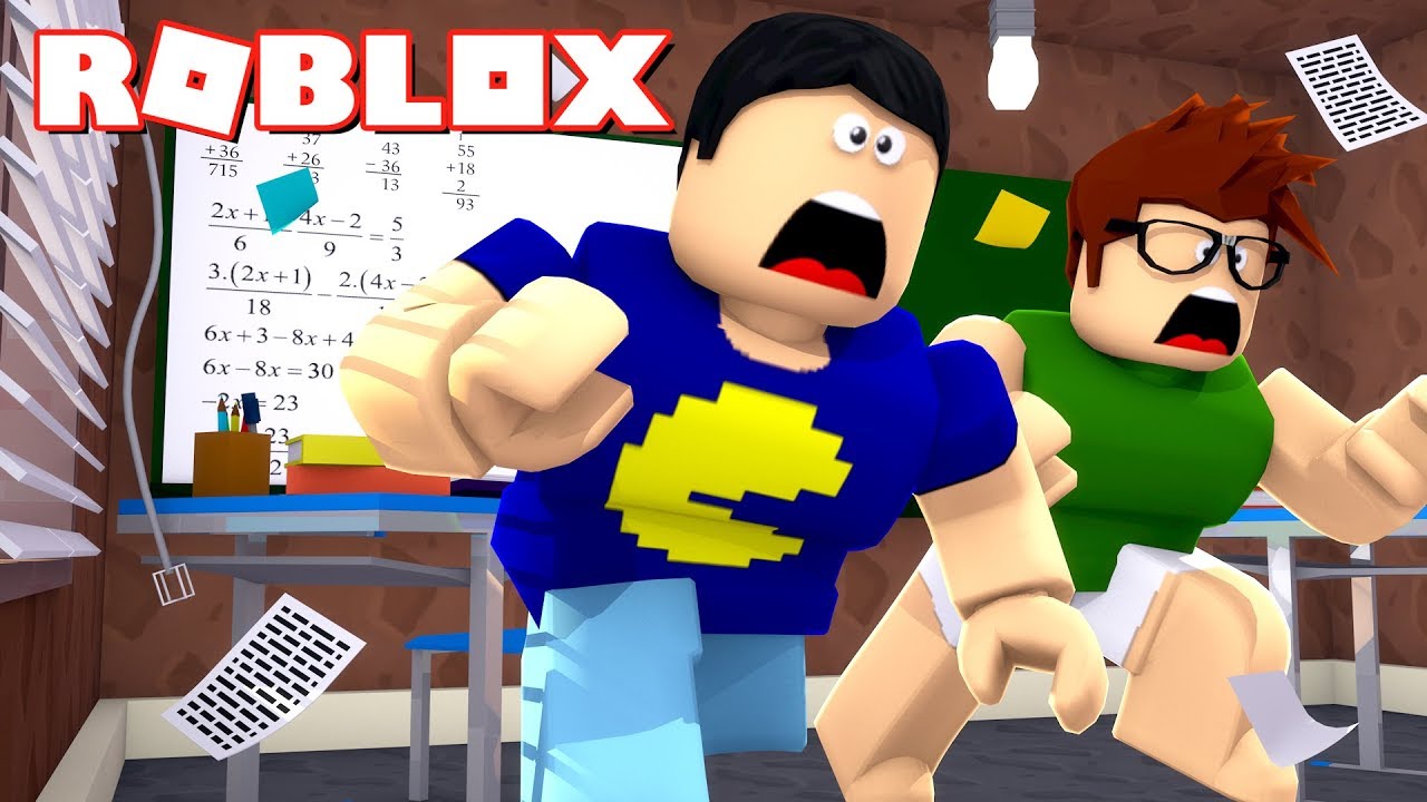 Fugindo da Escola - ROBLOX 