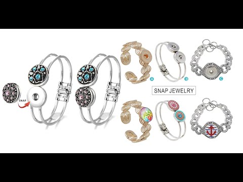 Sale snap charm bracelet- snap jewelry wholesale supplier isimli mp3 dönüştürüldü.