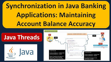 Synchronization in Java Banking Applications: Maintaining Account Balance Accuracy