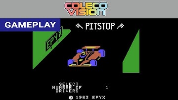 Pitstop (ColecoVision) - Gameplay Clip [HD] | RetroGameUp