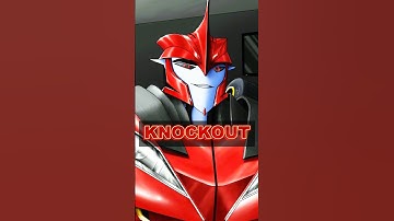 Ratchet vs Knockout Who is more intelligent in transformers prime? #shorts #transformers
