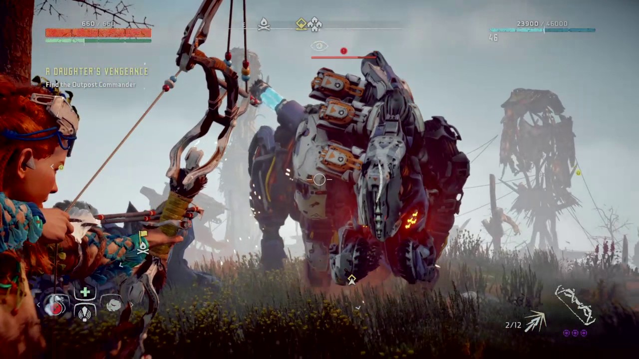 Horizon Zero Dawn taking down Behemoth YouTube