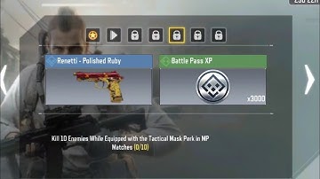 Kill 10 enemies while Equipped with the tactical mask perk in mp matches