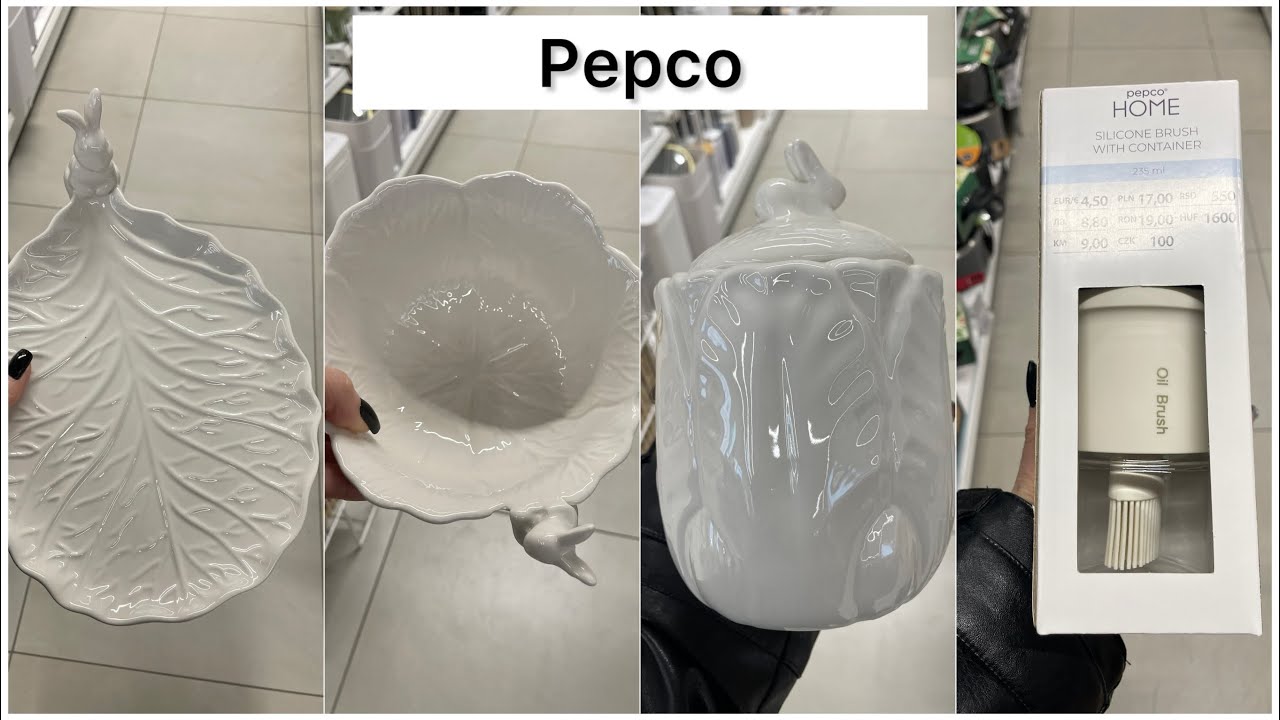 PEPCO x 2 NOWA ZASTAWA BIAŁA Z ŁOGONKIEM MEGA NOWOŚCI ZOBACZ