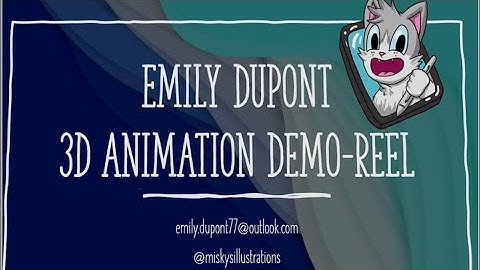 3D Animation Demo Reel 2025 - Emily Dupont