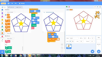 Hướng Dẫn Cách Lập Trình Scratch Vẽ Ngôi Sao Nội Tiếp|VĐD