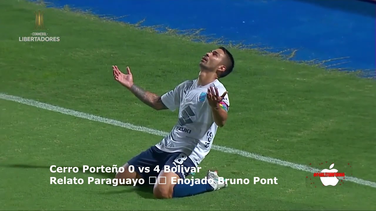 Relator paraguayo enojado Cerro Porteño 0-4 BOLIVAR