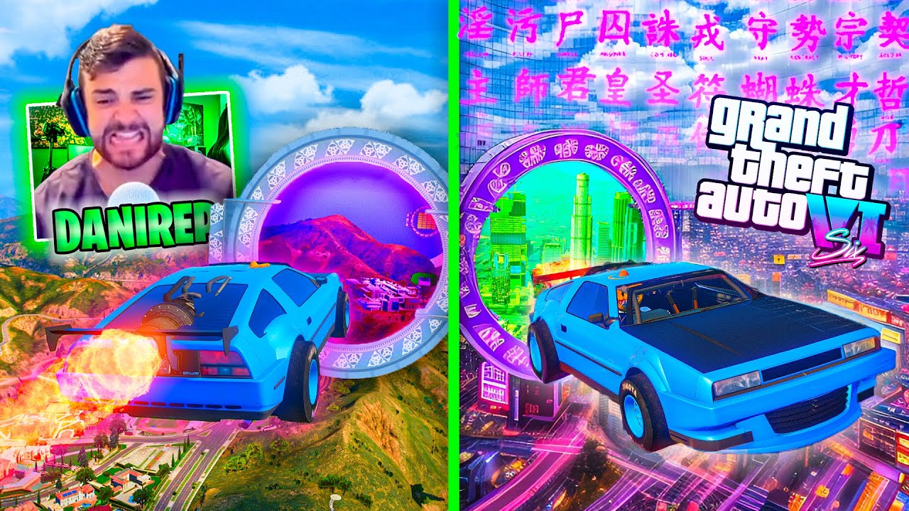 CARRERA IMPRESIONANTE! VUELO HACIA EL FUTURO!! - GTA 5 ONLINE