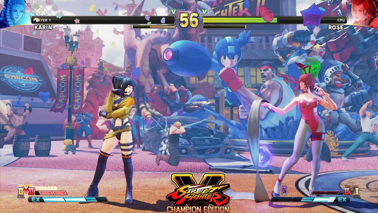 Street Fighter V: CE Karin vs Rose PC Mod #2
