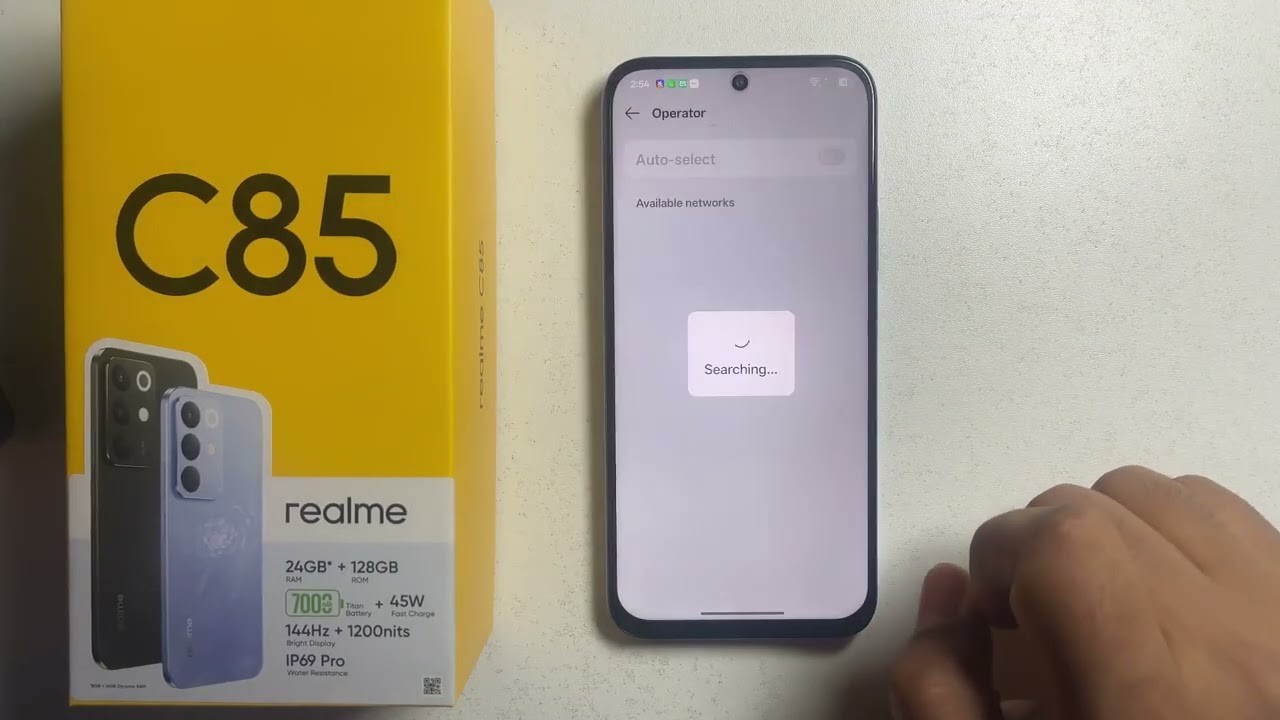 Realme C85/C85 Pro: How to change Sim Operator
