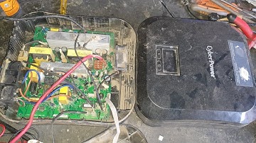 How to make repairing Cyber power ups out put fault 0 problem solved at home #viral #ups repairing
