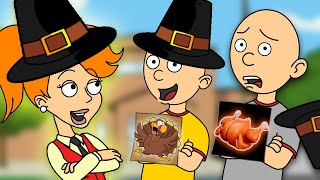 THANKSGIVING Behavior Card Day/Classic Caillou Gets In TURKEY Dead Meat