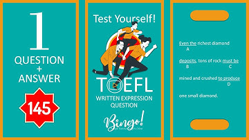 TOEFL Grammar Practice #145 | Structure Questions (Parallel Structure)