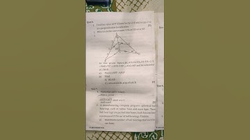 ICSE mathematics class 10, Second term question paper of previous year