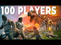 I made 100 players simulate civilization in ark