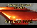 How to painthow to achieve orange fire mist metallic  samurai paint