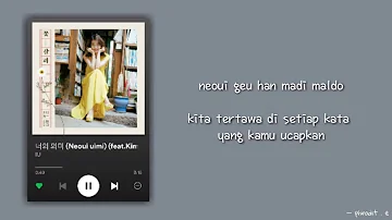 lirik indo  ;  iu ㅡ the meaning of you (ft. kim chang wan)