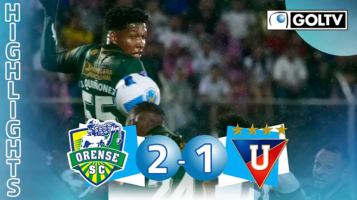 Orense SC 2 - 1 Liga de Quito | GOLES | Liga Pro Ecuador