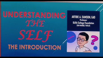 Understanding the Self Introduction | Assignment #1