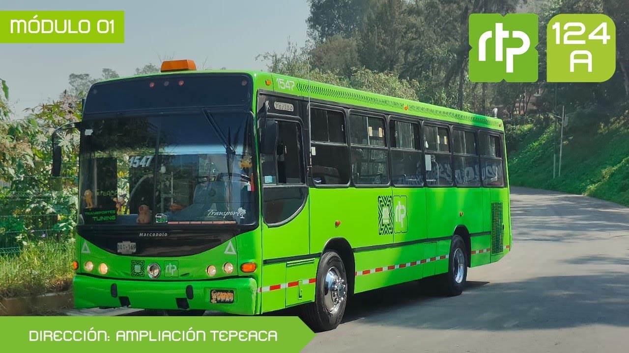 [Vuelta] RTP CDMX [4k60fps] Ruta 124-A: Metro Mixcoac - Ampliación Tepeaca