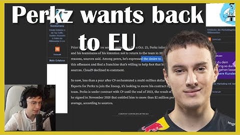 Caedrel reacts to Perkz leaving C9 for Family reasons