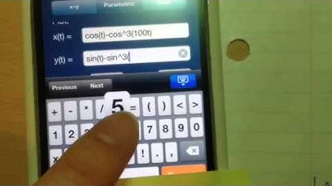 Parametric equations project part 1