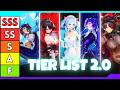 UPDATED TIER LIST 2.0! | Anchor Panic | TapScreen Gaming