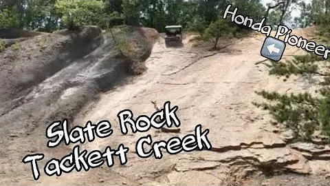 HONDA PIONEER Climbs SLATE ROCK HILL @ Tackett Cre...