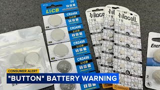 Consumer Reports warns of button battery risks in household items