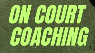 On Court Coaching For Team Tennis Coaches, HIgh School, College Or Other Team Events