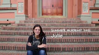Summer Academy 2016 La Salle - Julie and Sophia