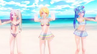 [MMD] TDA Rin Miku Ia Love Love Climax Disease