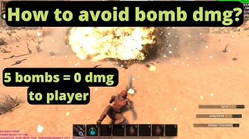 How to avoid bomb | explosive jar damage? | Raiding trick in Conan Exiles