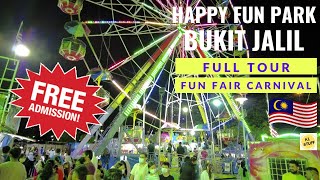 Happy Fun Park - Bukit Jalil | Fun Fair Carnival in Town | Full Tour