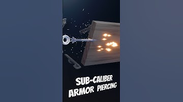 How SUB-CALIBER ARMOR PIERCING rounds Work ? WOT #firstshortvideo #worldoftanks #firstshortvideo