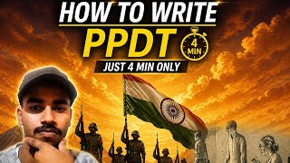  SSB PPDT Story Writing Trick | 4 Min Mein Perfect Story |4 Minute PPDT Strategy ||#NDA #CDS #afcat 