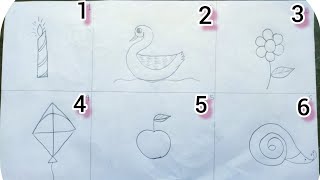 How to draw 1 to 10 number drawing || Number drawing video for kids #drawing #viral