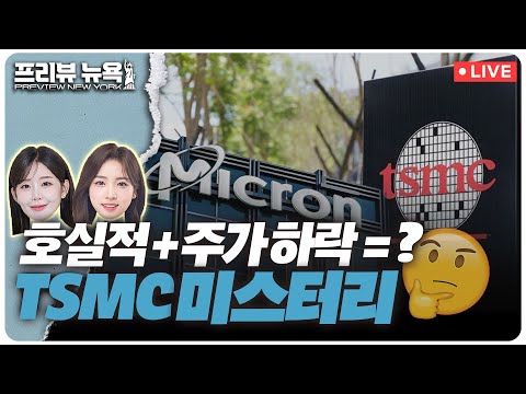 TSMC, 1분기 순이익 8.9% 증가 | 마이크론, 美 반도체 보조금 8조원 전망 | 모간스탠리 “테슬라 재부상할 것” | 프리뷰뉴욕