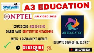 NPTEL Demystifying Networking Week 4 Assignment Answers | noc26-cs105 | IIT Bombay