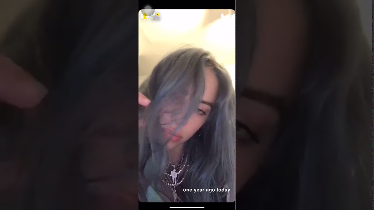 Billie Eilish Snapchat Story 9 22 19 Youtube