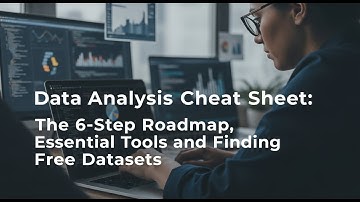 Data Analysis Cheat Sheet: The 6-Step Roadmap, Essential Tools and Finding Free Datasets