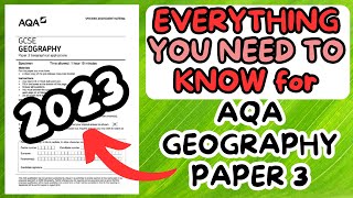 Everything you need to know for GCSE Geography Paper 3 (2023) and free 9 mark essay plan!