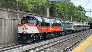 Chasing the MBTA Office Car Special with Double Heritage Units!