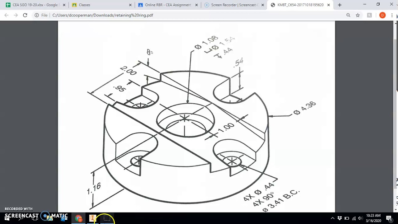 Retaining Cap 1 of 2