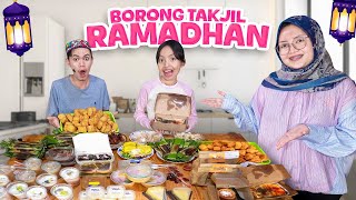 BUNDA DAN LEIKA IKUT BORONG TAKJIL 🥰 BORONG BANYAK MAKANAN DI PASAR RAMADHAN