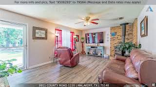 9911 County Road 1220 video tour