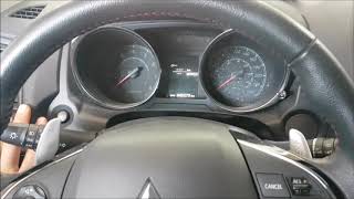 2018 Mitsubishi RVR Oil Maintenance Light Reset